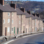 The Hill, Cromford – Arkwright’s terraced housing