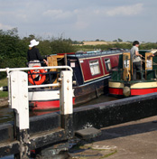 Canal lock at Swarkestone – Trent & Mersey Canal